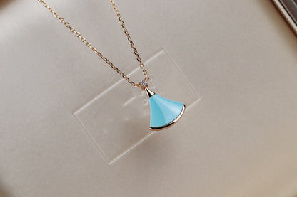 [⭐Clover Jewelry]DREAM NECKLACE TURQUOISE PINK GOLD