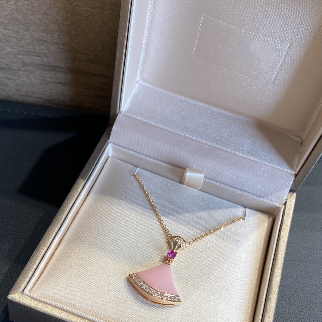 [⭐Clover Jewelry]DREAM NECKLACE PINK OPAL