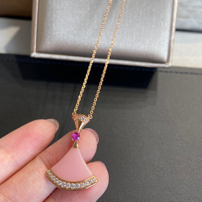 [⭐Clover Jewelry]DREAM NECKLACE PINK OPAL