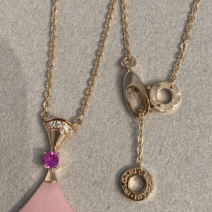 [⭐Clover Jewelry]DREAM NECKLACE PINK OPAL