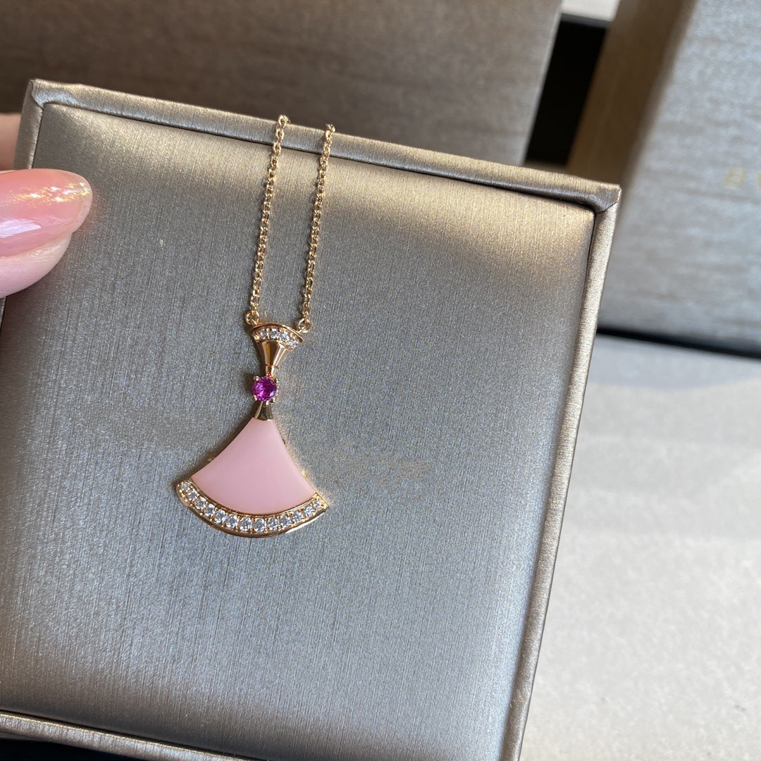 [⭐Clover Jewelry]DREAM NECKLACE PINK OPAL