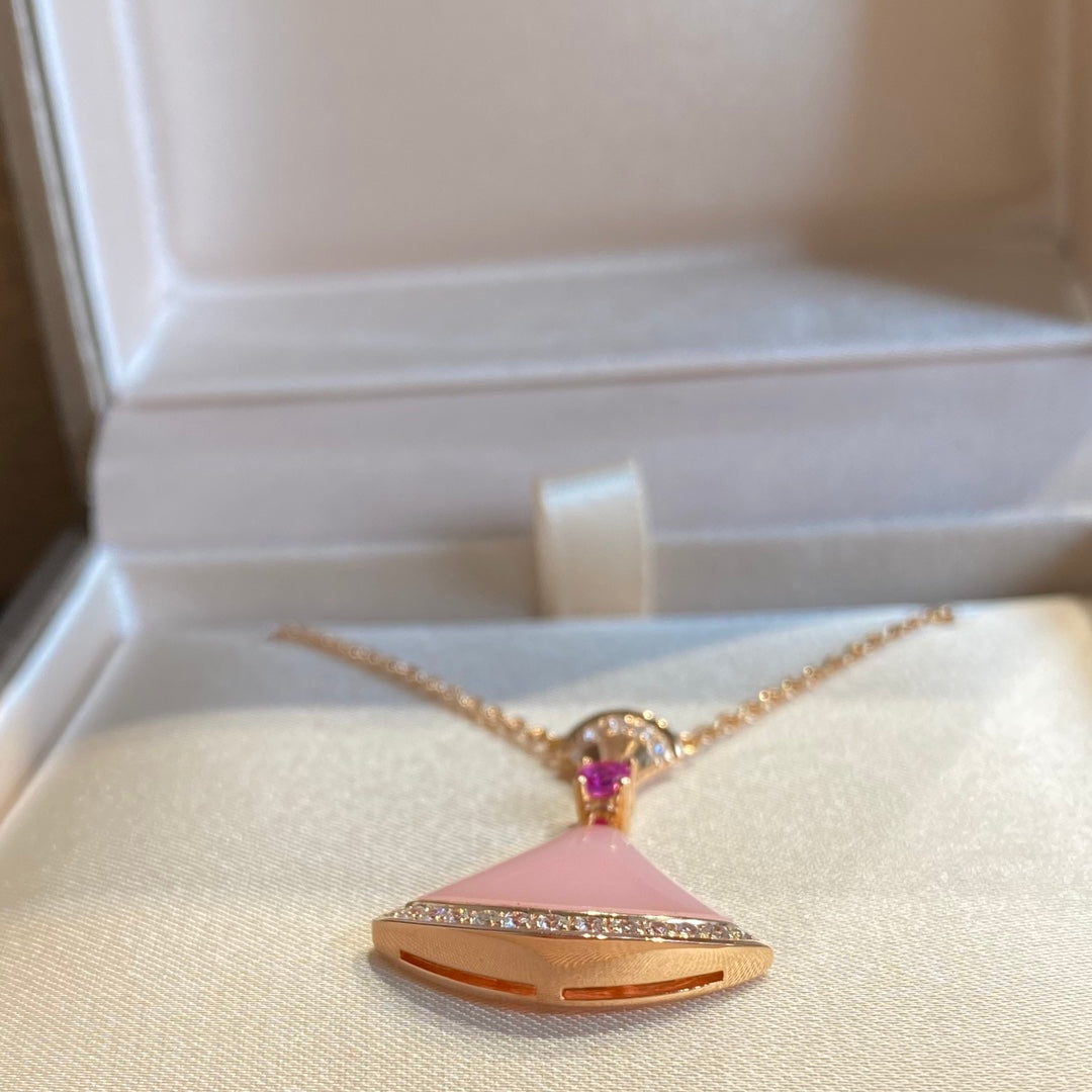[⭐Clover Jewelry]DREAM NECKLACE PINK OPAL