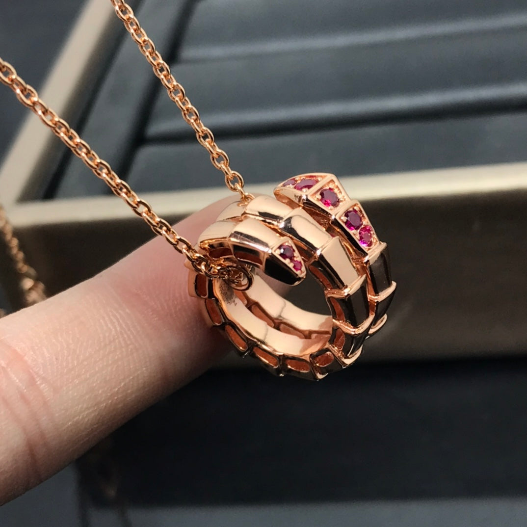 [⭐Clover Jewelry]SERPENTI PEDANT NECKLACE