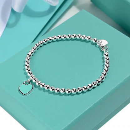 [Clover Jewelry]MINI HEART BRACELET SILVER