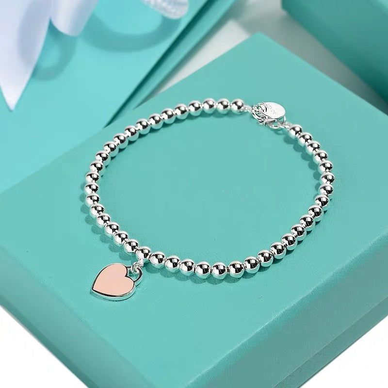 [Clover Jewelry]MINI HEART BRACELET SILVER