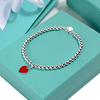 [Clover Jewelry]MINI HEART BRACELET SILVER