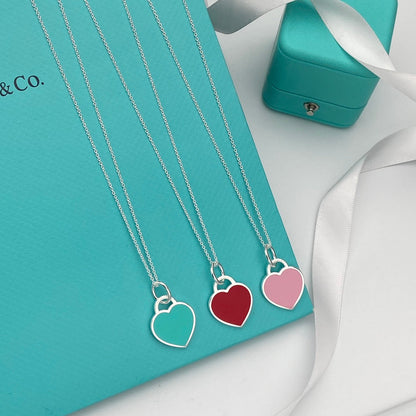 [Clover Jewelry]HEART PEDANT SILVER NECKLACE