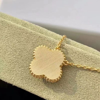 [⭐Clover Jewelry]CLOVER 15MM DIAMOND TURQUOISE NECKLACE