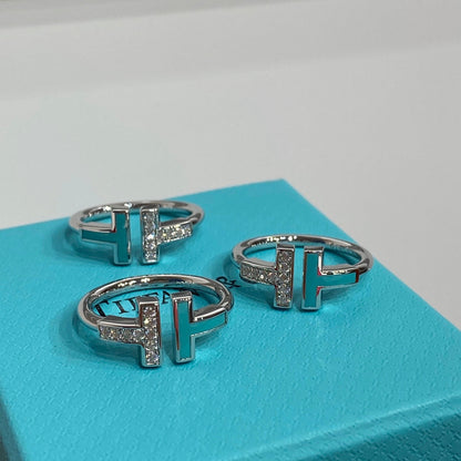 [Clover Jewelry] WIRE TURQUOISE DIAMOND RING SILVER