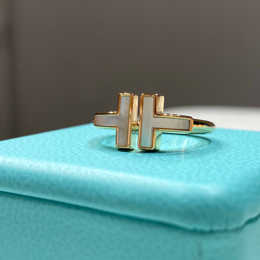 [Clover Jewelry] WIRE MOP RING PINK GOLD