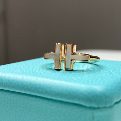 [Clover Jewelry] WIRE MOP RING PINK GOLD
