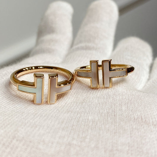 [Clover Jewelry] WIRE MOP RING PINK GOLD
