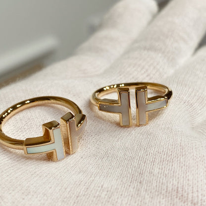 [Clover Jewelry] WIRE MOP RING PINK GOLD