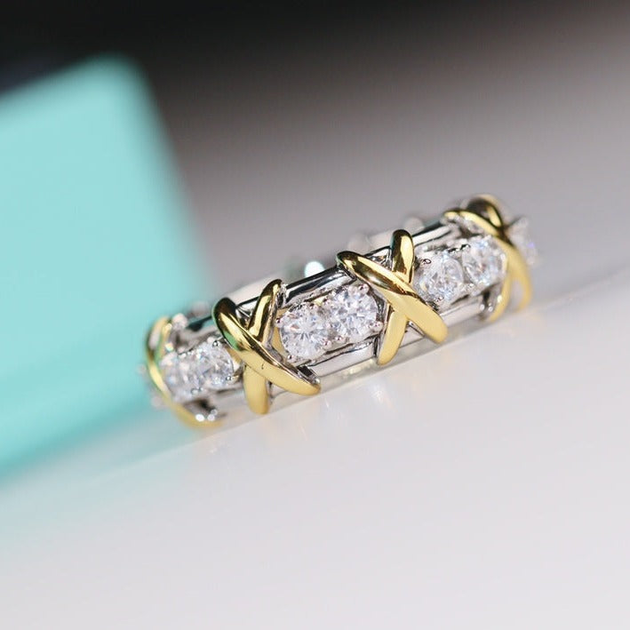 [Clover Jewelry]SIXTEEN STONE RING GOLD