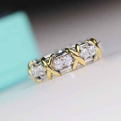 [Clover Jewelry]SIXTEEN STONE RING GOLD