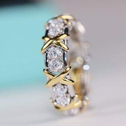 [Clover Jewelry]SIXTEEN STONE RING GOLD
