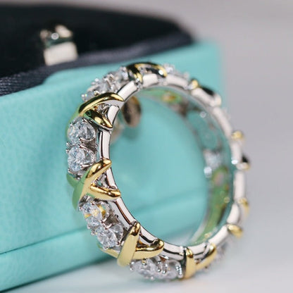 [Clover Jewelry]SIXTEEN STONE RING GOLD