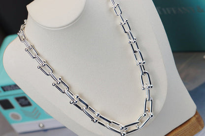 [Clover Jewelry]HARDWEAR LINK SILVER NECKLACE
