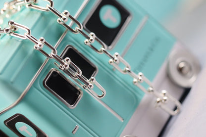 [Clover Jewelry]HARDWEAR LINK SILVER NECKLACE