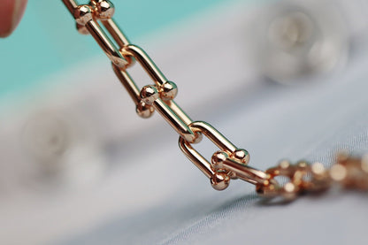 [Clover Jewelry]HARDWEAR LINK GOLD NECKLACE