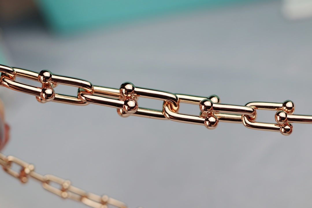 [Clover Jewelry]HARDWEAR LINK GOLD NECKLACE