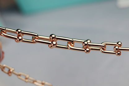 [Clover Jewelry]HARDWEAR LINK GOLD NECKLACE