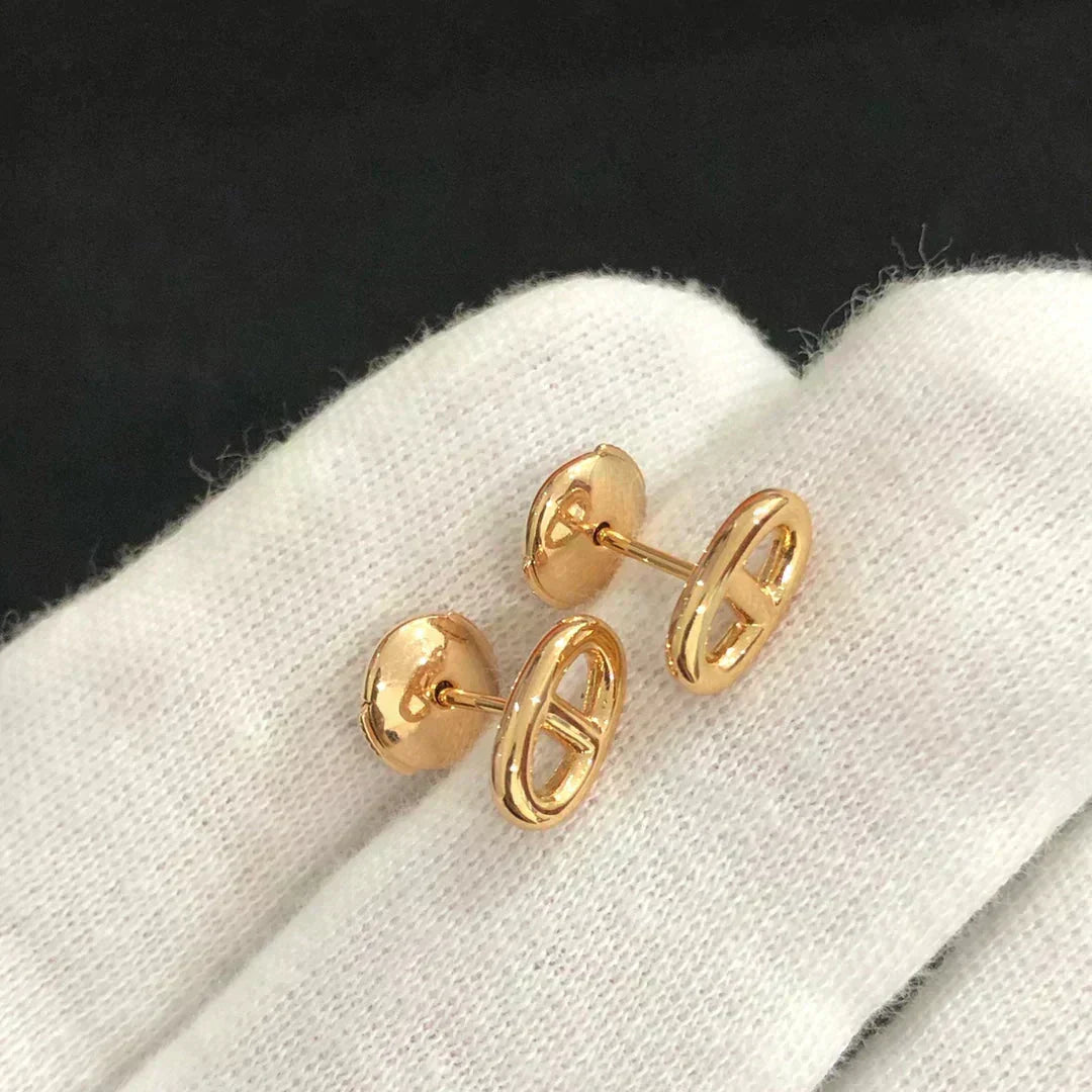 [⭐Clover Jewelry]CHAINE SMALL EARRINGS GOLD AND SILVER