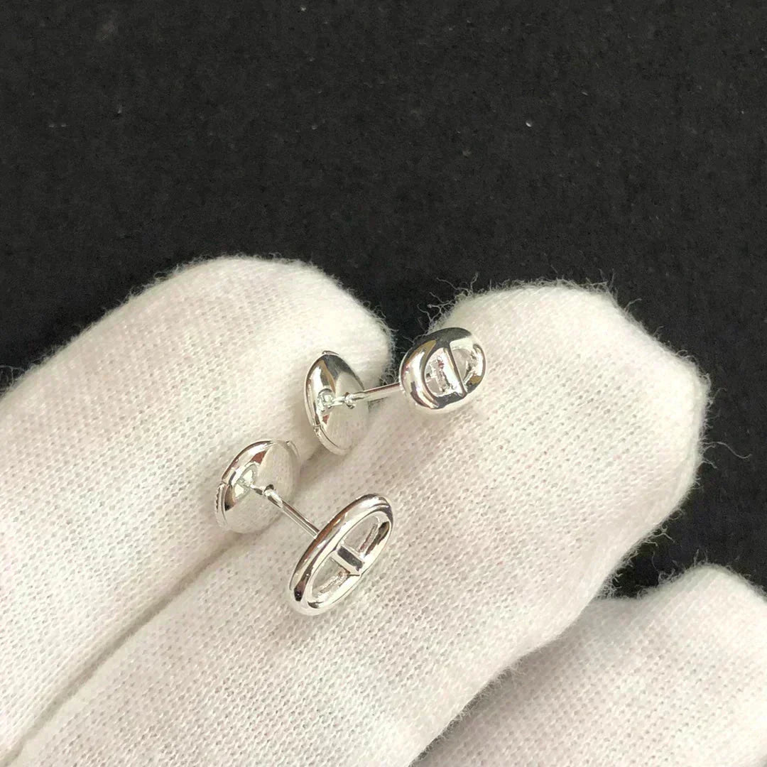 [⭐Clover Jewelry]CHAINE SMALL EARRINGS GOLD AND SILVER