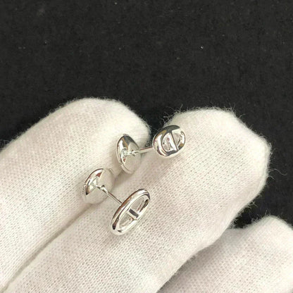 [⭐Clover Jewelry]CHAINE SMALL EARRINGS GOLD AND SILVER