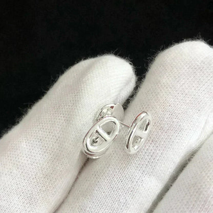 [⭐Clover Jewelry]CHAINE SMALL EARRINGS GOLD AND SILVER