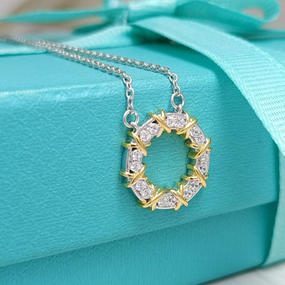 [Clover Jewelry]SIXTEEN STONE NECKLACE GOLD