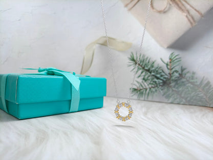 [Clover Jewelry]SIXTEEN STONE NECKLACE GOLD