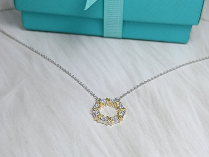 [Clover Jewelry]SIXTEEN STONE NECKLACE GOLD