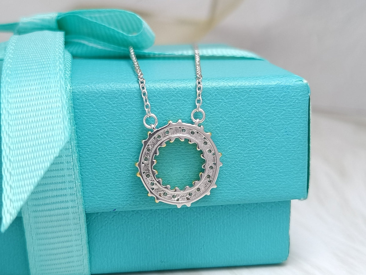 [Clover Jewelry]SIXTEEN STONE NECKLACE GOLD