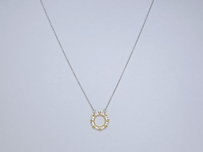 [Clover Jewelry]SIXTEEN STONE NECKLACE GOLD