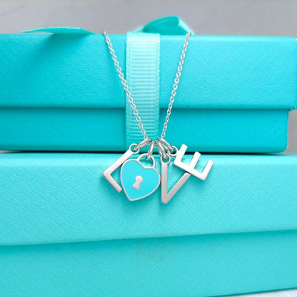 [Clover Jewelry]LOVE TEXT PEDANT NECKLACE