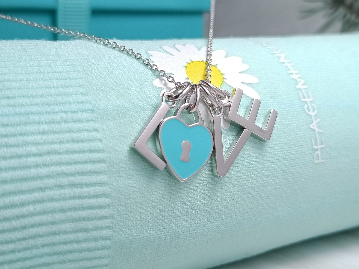 [Clover Jewelry]LOVE TEXT PEDANT NECKLACE