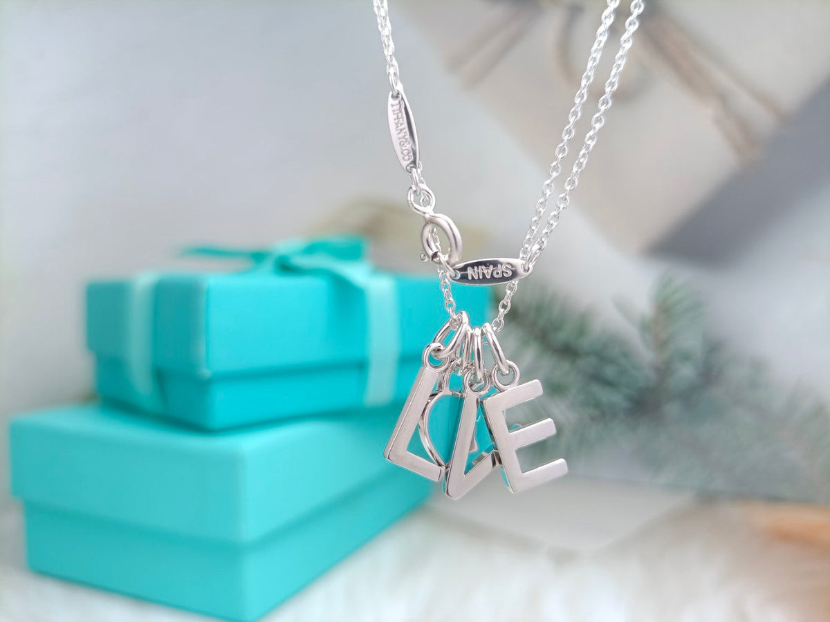 [Clover Jewelry]LOVE TEXT PEDANT NECKLACE