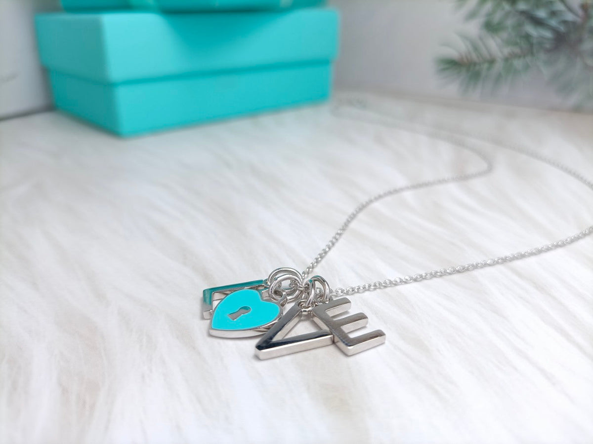 [Clover Jewelry]LOVE TEXT PEDANT NECKLACE
