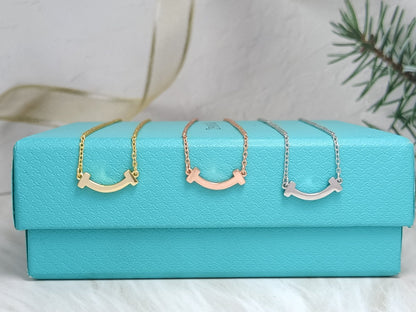 [Clover Jewelry]MINI SMILE PEDANT NECKLACE