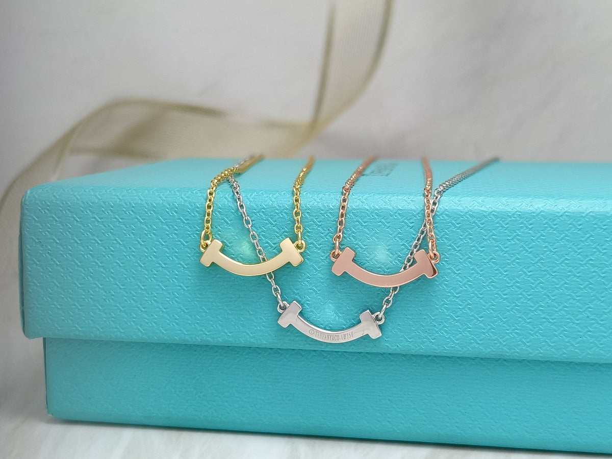 [Clover Jewelry]MINI SMILE PEDANT NECKLACE