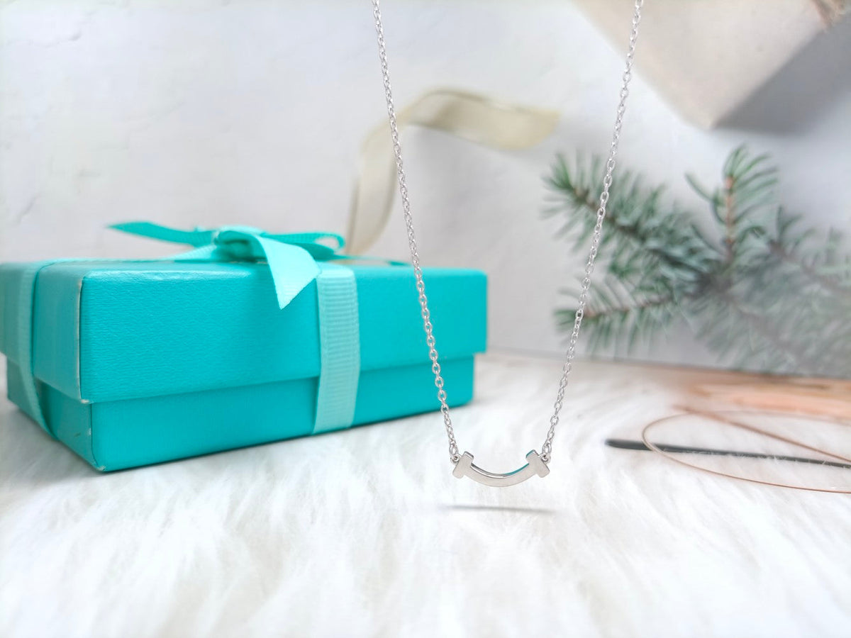 [Clover Jewelry]MINI SMILE PEDANT NECKLACE