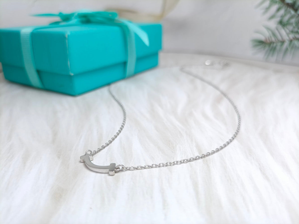[Clover Jewelry]MINI SMILE PEDANT NECKLACE