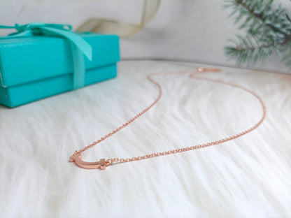 [Clover Jewelry]MINI SMILE PEDANT NECKLACE