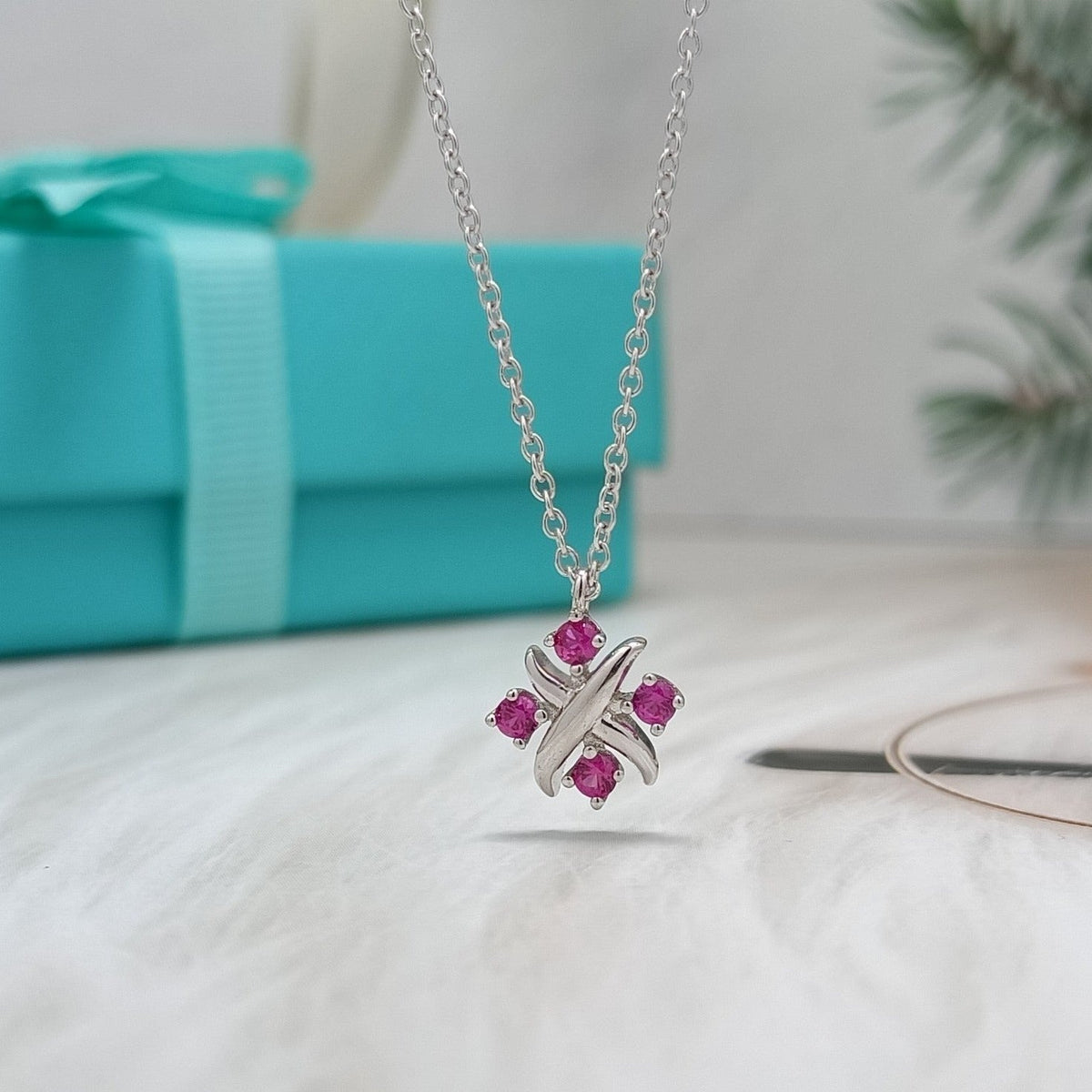 [Clover Jewelry]PINWHEEL NECKLACE DIAMOND