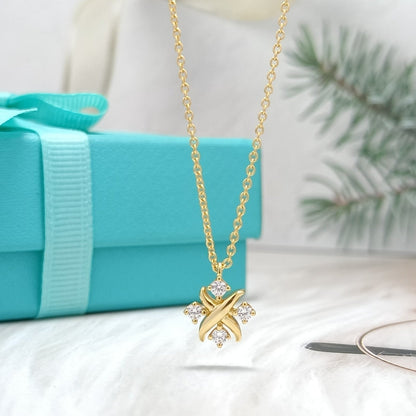 [Clover Jewelry]PINWHEEL NECKLACE DIAMOND