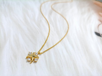 [Clover Jewelry]PINWHEEL NECKLACE DIAMOND