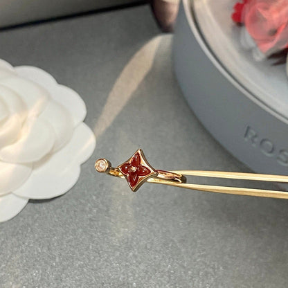 [⭐Clover Jewelry]STAR 1 DIAMOND OPEN RING