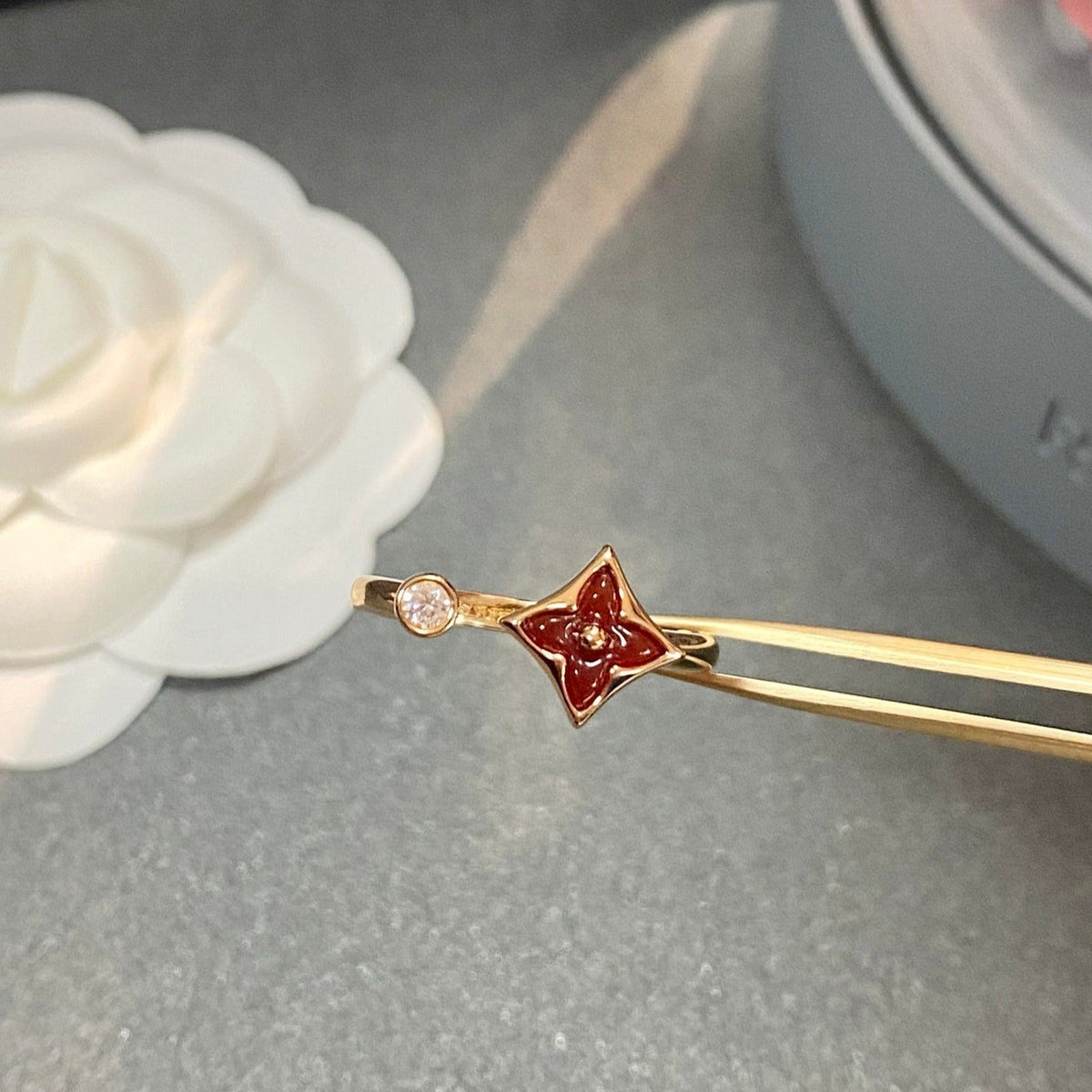 [⭐Clover Jewelry]STAR 1 DIAMOND OPEN RING