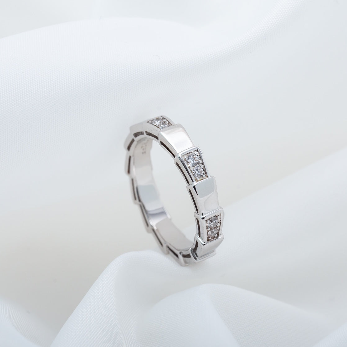 [⭐Clover Jewelry]SERPENTI RING SILVER  3MM